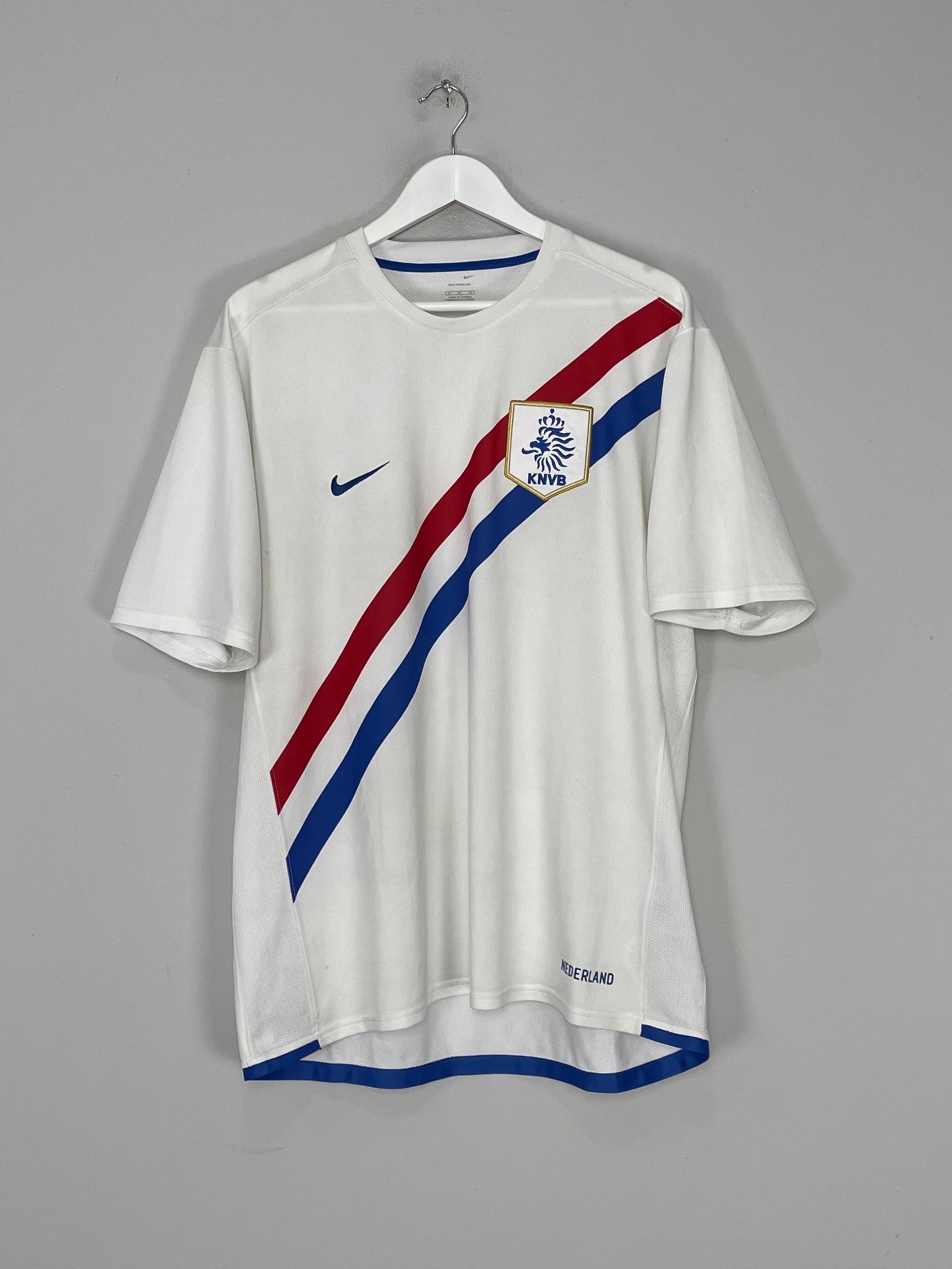 Shop 2006/08 NETHERLANDS AWAY SHIRT (XL) NIKE, classic football shirts, vintage football shirts & retro soccer jerseys at Cult Kits