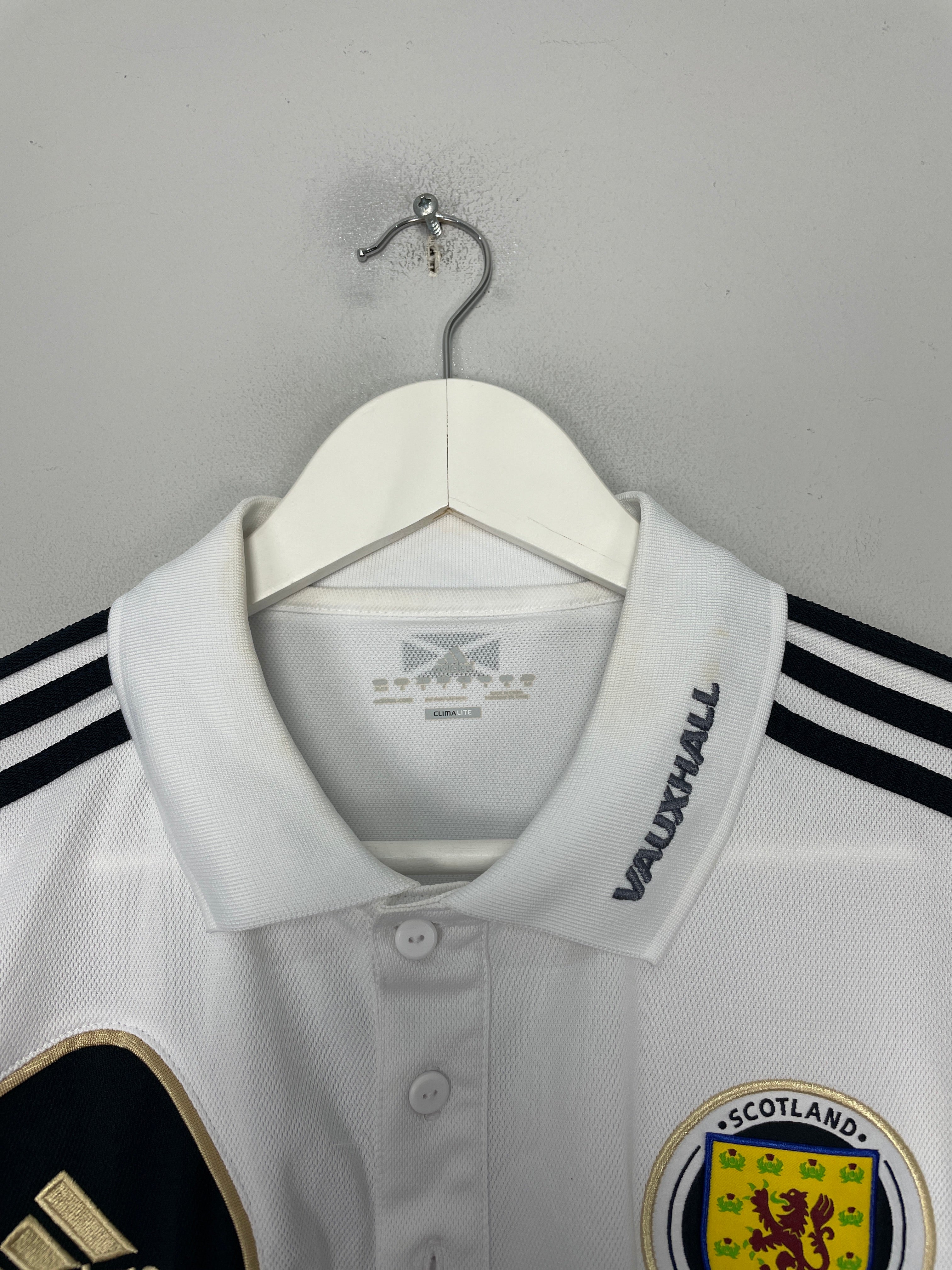 Shop 2011/12 SCOTLAND POLO SHIRT (S) ADIDAS, classic football shirts, vintage football shirts & retro soccer jerseys at Cult Kits