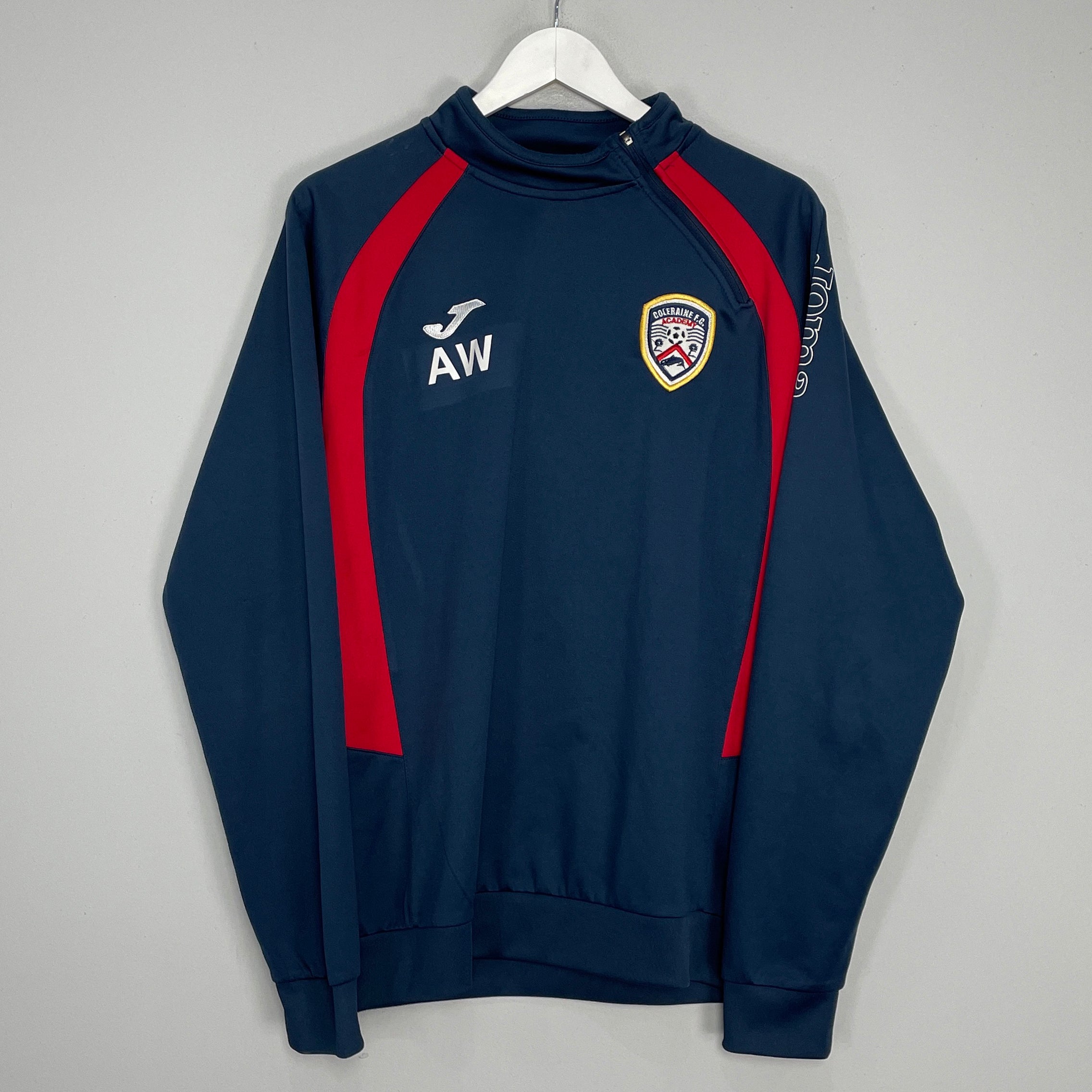 Shop 2016/17 COLERAINE FC ACADEMY DRILL TOP (L) JOMA, classic football shirts, vintage football shirts & retro soccer jerseys at Cult Kits