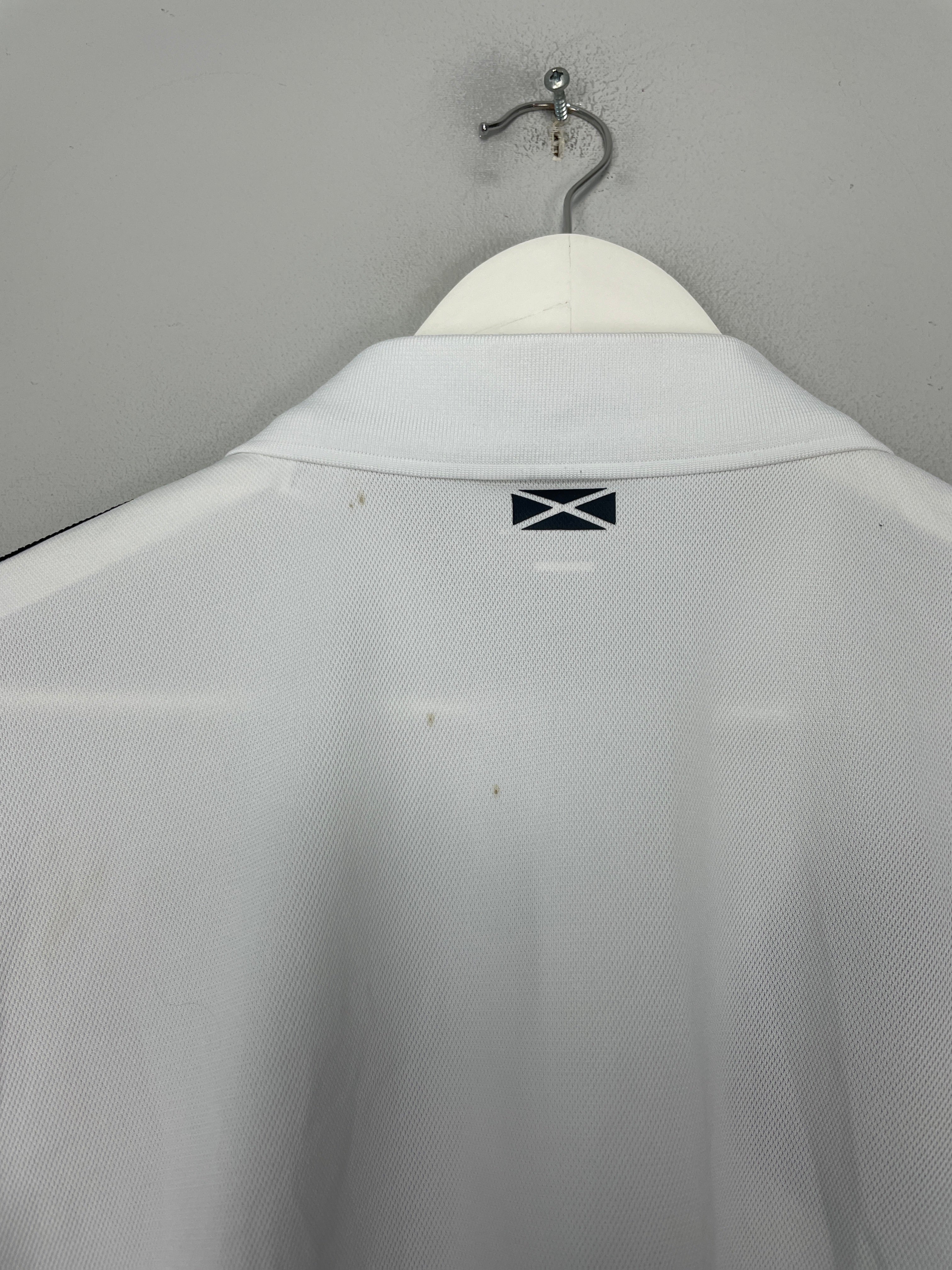 Shop 2011/12 SCOTLAND POLO SHIRT (S) ADIDAS, classic football shirts, vintage football shirts & retro soccer jerseys at Cult Kits