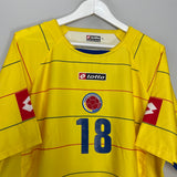 Shop 2004/06 COLOMBIA RENTERIA #18 HOME SHIRT (XL) LOTTO, classic football shirts, vintage football shirts & retro soccer jerseys at Cult Kits
