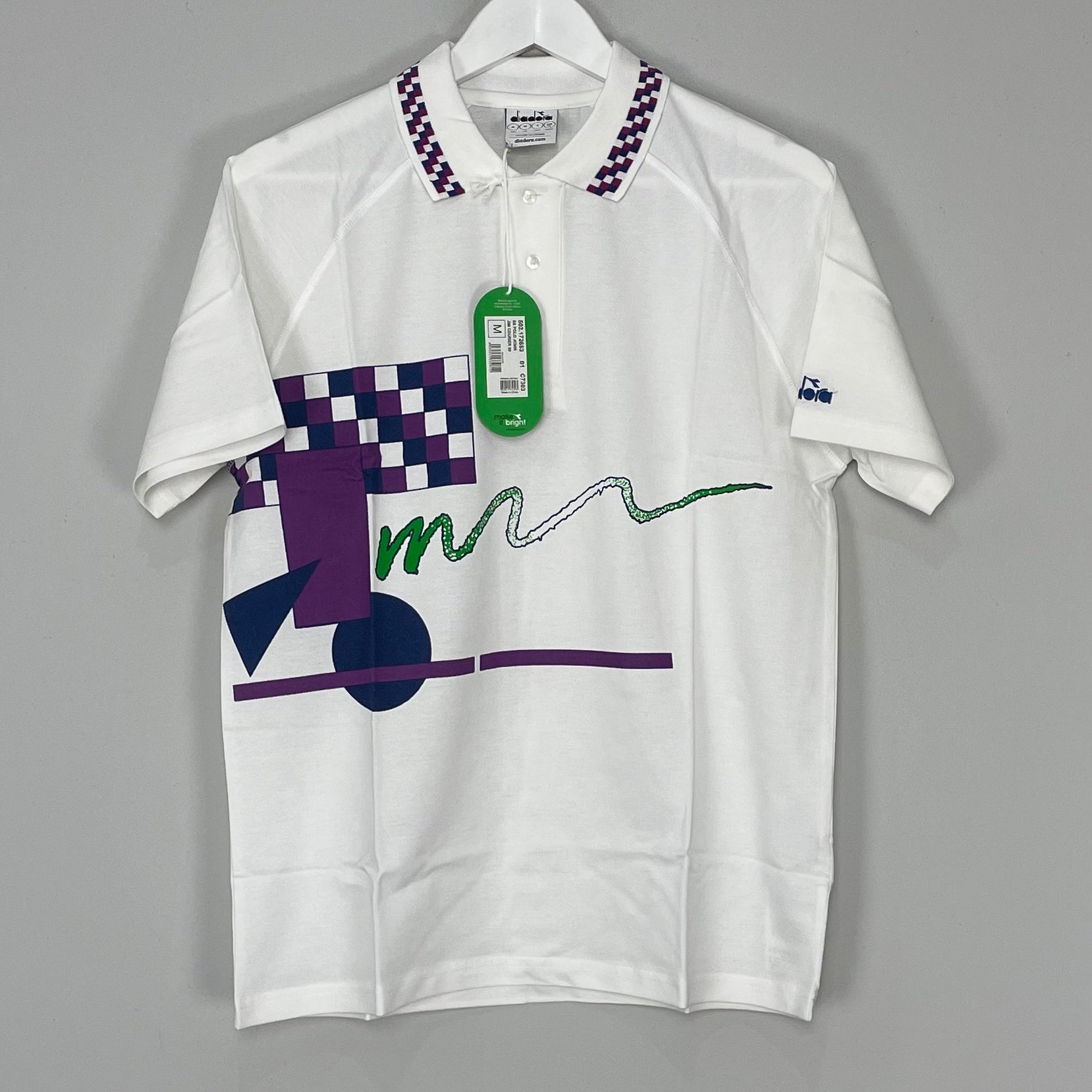 Shop DIADORA 'JIM COURIER' *BNWT* POLO SHIRT (MULTIPLE SIZES), classic football shirts, vintage football shirts & retro soccer jerseys at Cult Kits