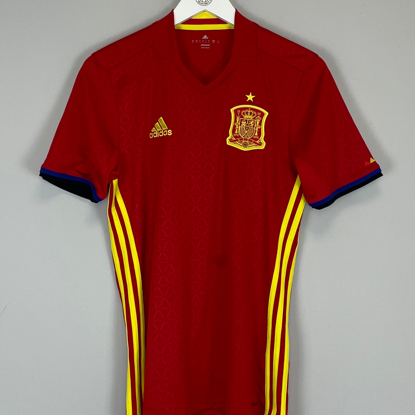 Shop 2016/17 SPAIN HOME SHIRT (S) ADIDAS, classic football shirts, vintage football shirts & retro soccer jerseys at Cult Kits