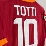 Shop 2011/12 ROMA TOTTI #10 HOME SHIRT (L) KAPPA, classic football shirts, vintage football shirts & retro soccer jerseys at Cult Kits