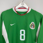 Shop 2003/04 MEXICO P.PARDO #8 HOME SHIRT (L) NIKE, classic football shirts, vintage football shirts & retro soccer jerseys at Cult Kits