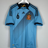 2012/14 SPAIN A.INIESTA #6 AWAY SHIRT (L) ADIDAS