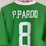 Shop 2003/04 MEXICO P.PARDO #8 HOME SHIRT (L) NIKE, classic football shirts, vintage football shirts & retro soccer jerseys at Cult Kits