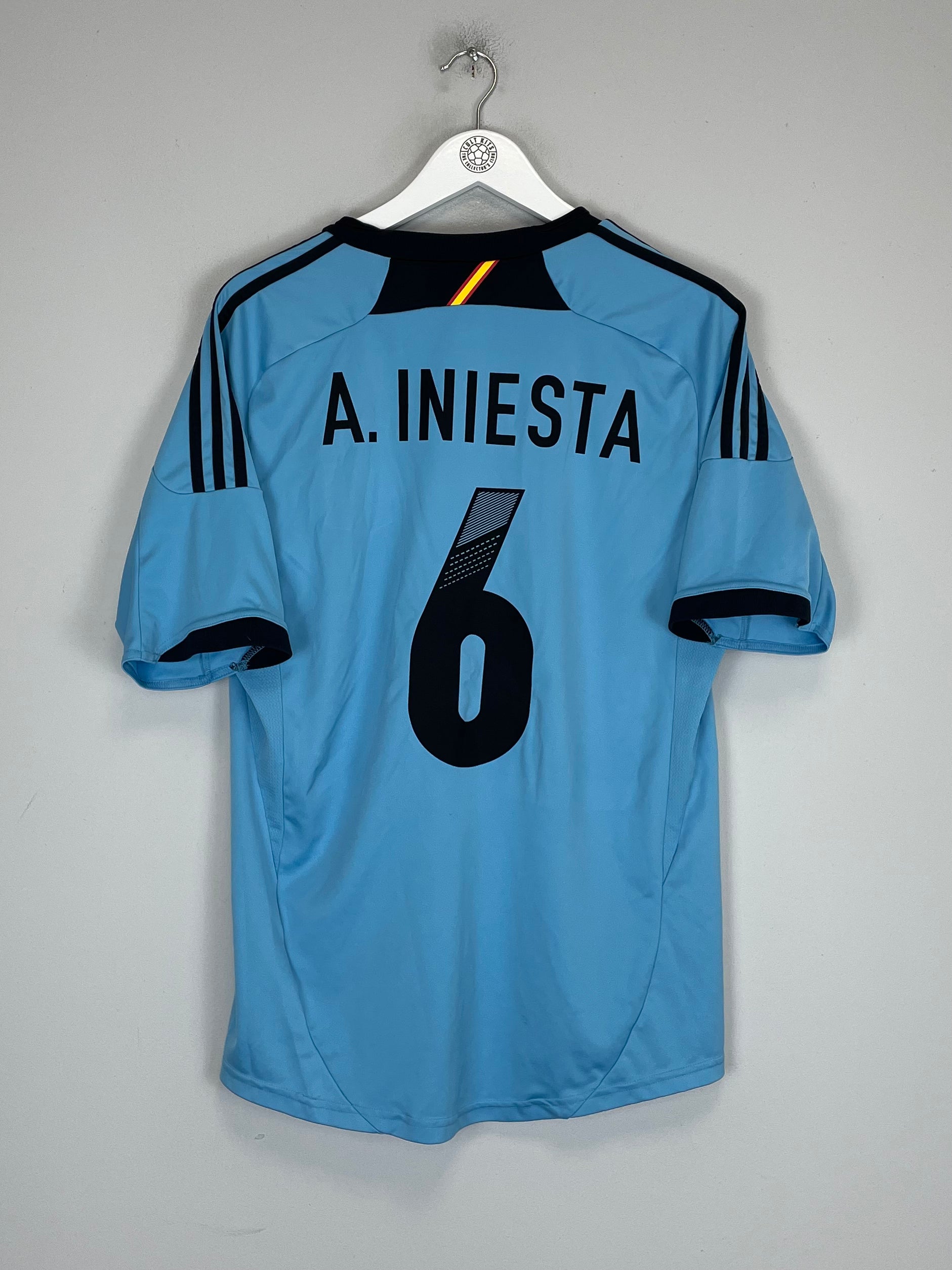 Iniesta Kit Small 2012/14 SPAIN A.INIESTA #6 AWAY SHIRT (L) ADIDAS | Cult Kits