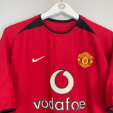 2002/04 MANCHESTER UNITED FORLAN #21 HOME SHIRT (M) NIKE