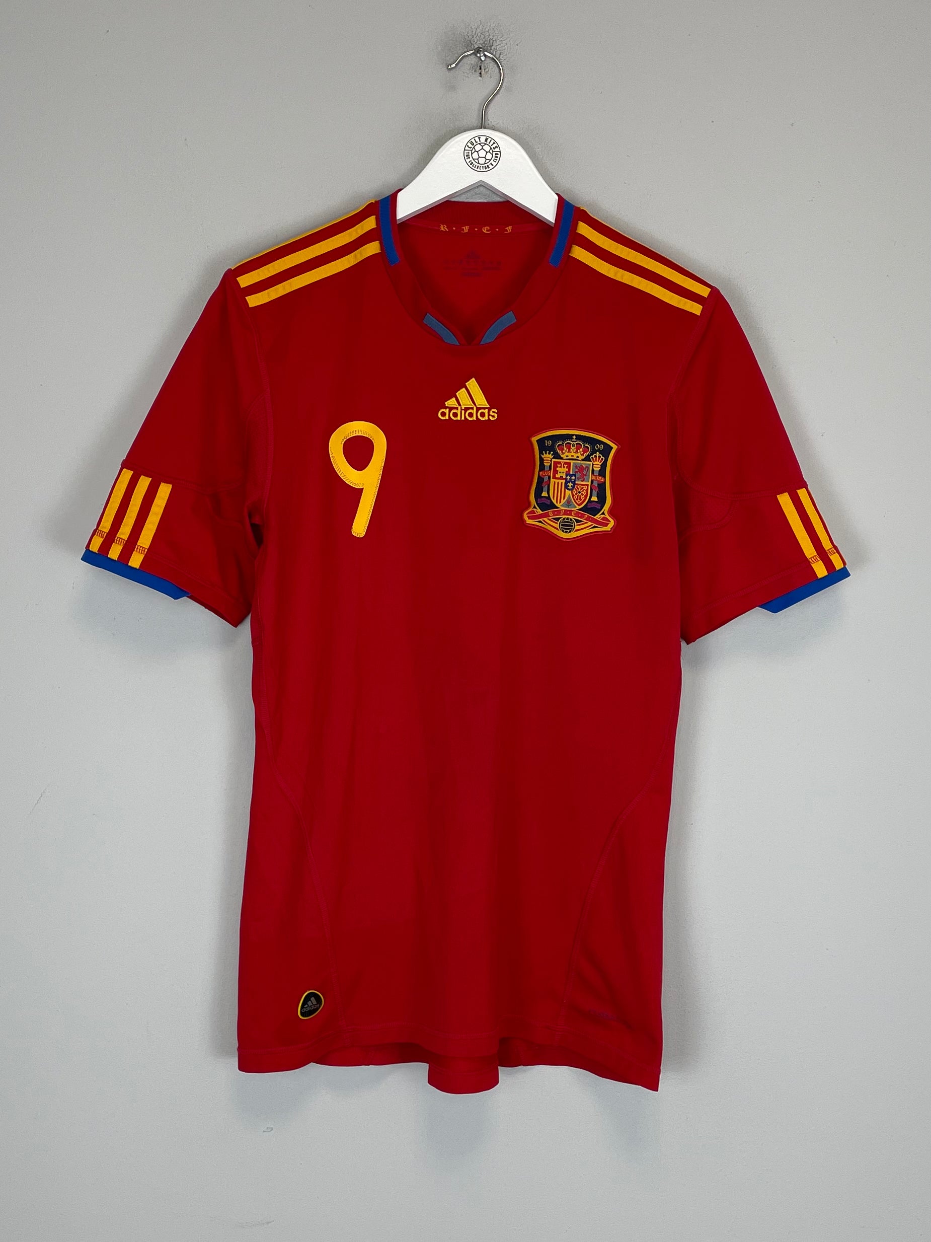 Shop 2009/10 SPAIN TORRES #9 HOME SHIRT (S) ADIDAS, classic football shirts, vintage football shirts & retro soccer jerseys at Cult Kits