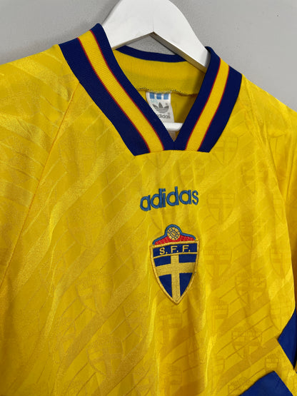 1994/95 SWEDEN HOME SHIRT (L) ADIDAS