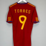 Shop 2009/10 SPAIN TORRES #9 HOME SHIRT (S) ADIDAS, classic football shirts, vintage football shirts & retro soccer jerseys at Cult Kits