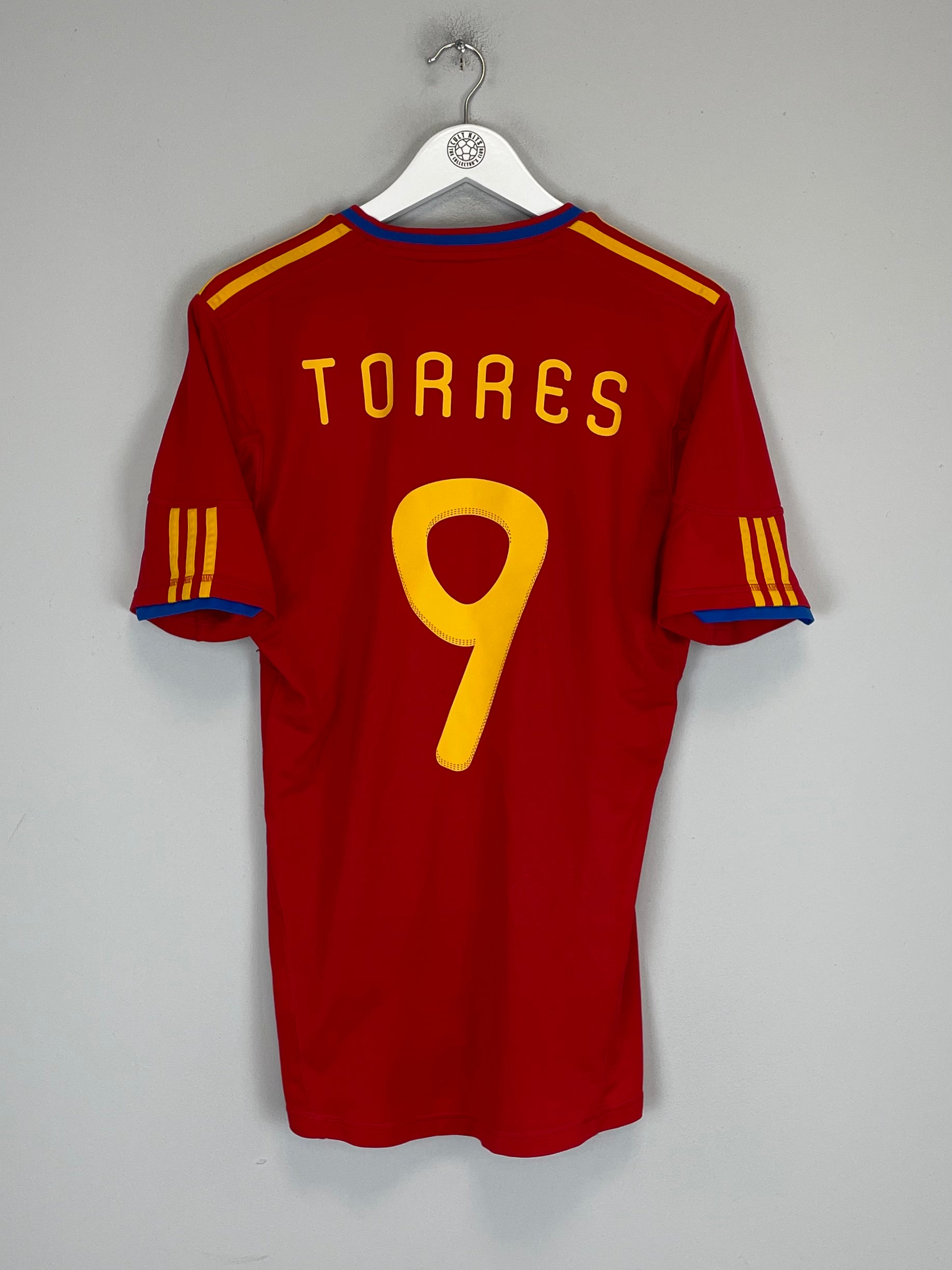 Shop 2009/10 SPAIN TORRES #9 HOME SHIRT (S) ADIDAS, classic football shirts, vintage football shirts & retro soccer jerseys at Cult Kits