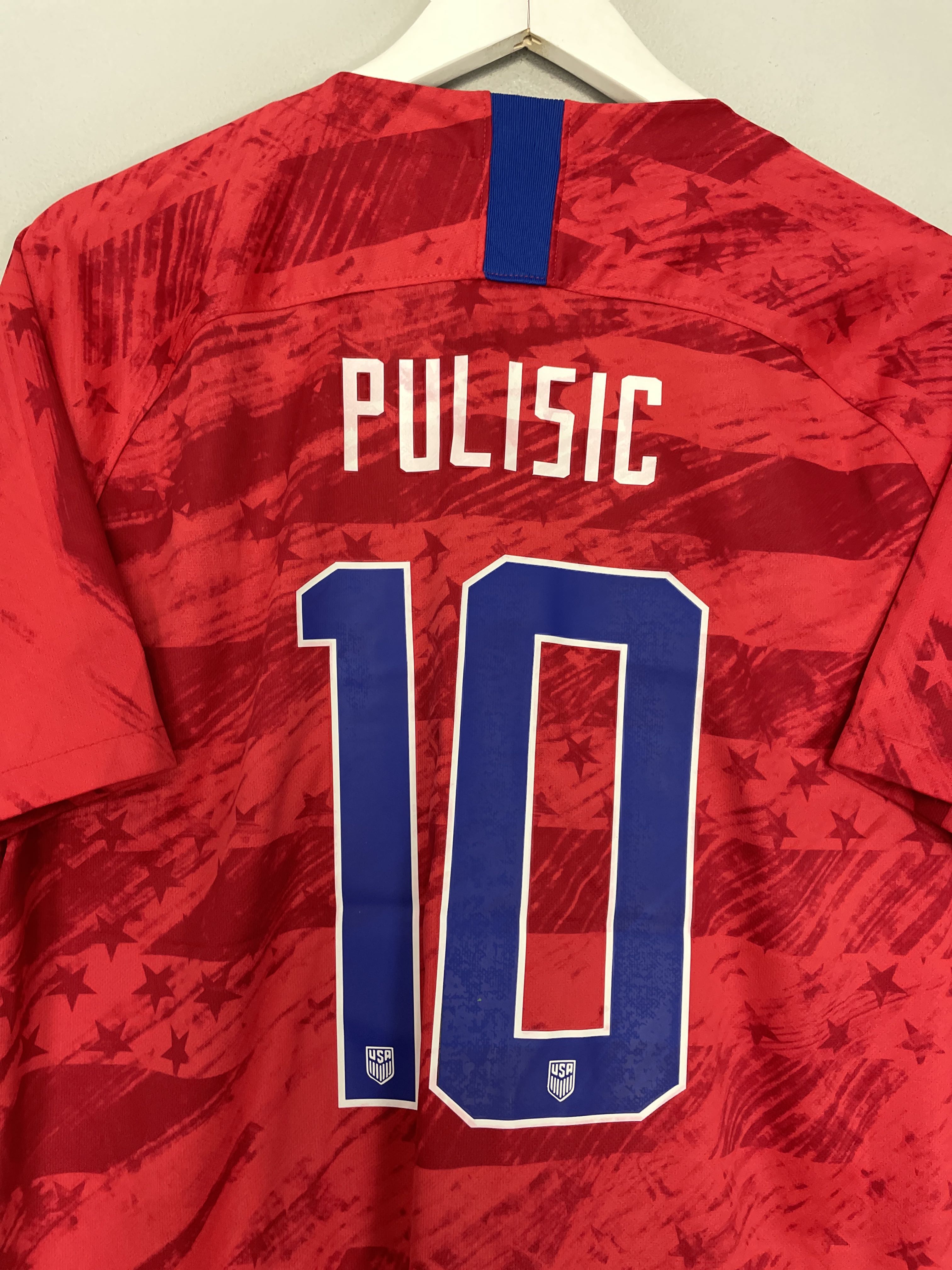 Shop 2019/20 USA PULISIC #10 AWAY SHIRT (XL) NIKE, classic football shirts, vintage football shirts & retro soccer jerseys at Cult Kits