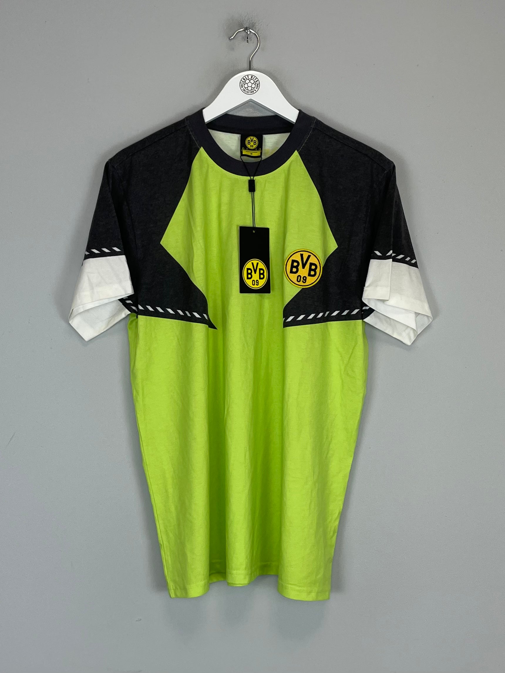 Shop 1990/91 DORTMUND *BNWT* T-SHIRT (M) OM, classic football shirts, vintage football shirts & retro soccer jerseys at Cult Kits