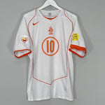 Shop 2004/06 NETHERLANDS V.NISTELROOY #10 AWAY SHIRT (L) NIKE, classic football shirts, vintage football shirts & retro soccer jerseys at Cult Kits
