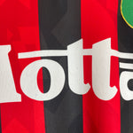 Shop 1993/94 AC MILAN BARESI #6 HOME SHIRT (L) LOTTO, classic football shirts, vintage football shirts & retro soccer jerseys at Cult Kits