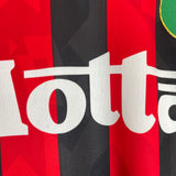 Shop 1993/94 AC MILAN BARESI #6 HOME SHIRT (L) LOTTO, classic football shirts, vintage football shirts & retro soccer jerseys at Cult Kits