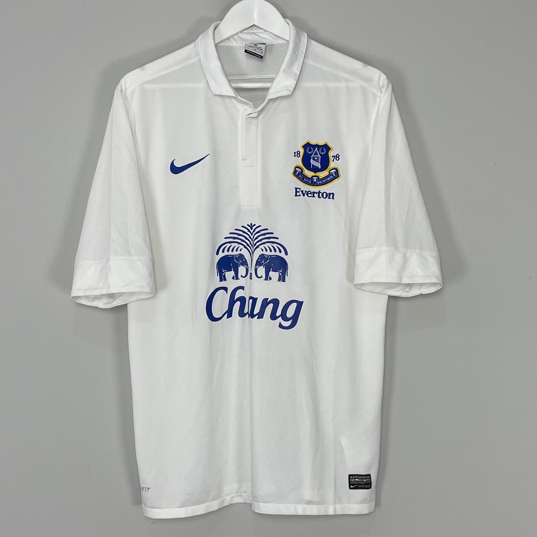 Shop 2012/13 EVERTON THIRD SHIRT (L) NIKE, classic football shirts, vintage football shirts & retro soccer jerseys at Cult Kits