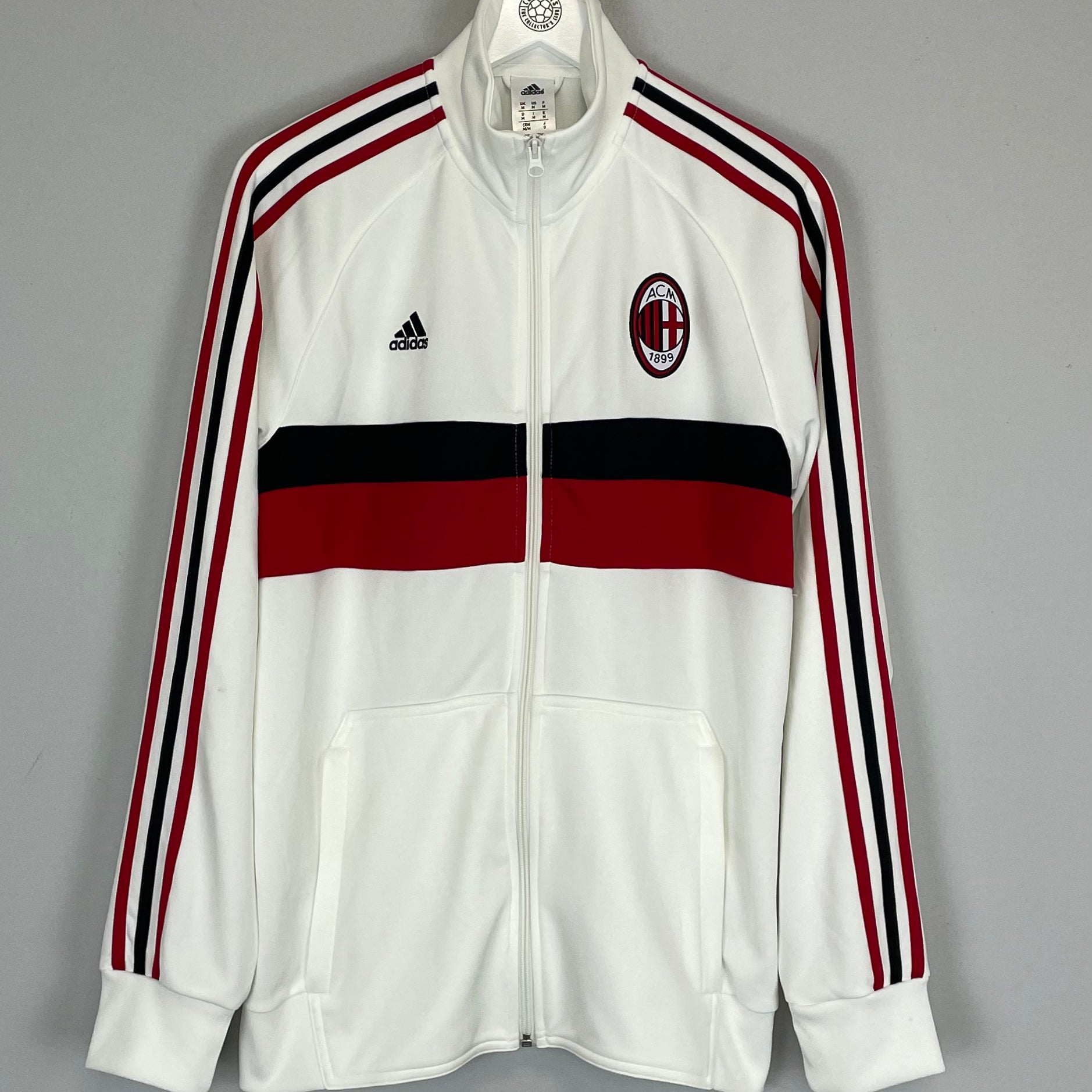 Shop 2017/18 AC MILAN TRACK JACKET (M) ADIDAS, classic football shirts, vintage football shirts & retro soccer jerseys at Cult Kits