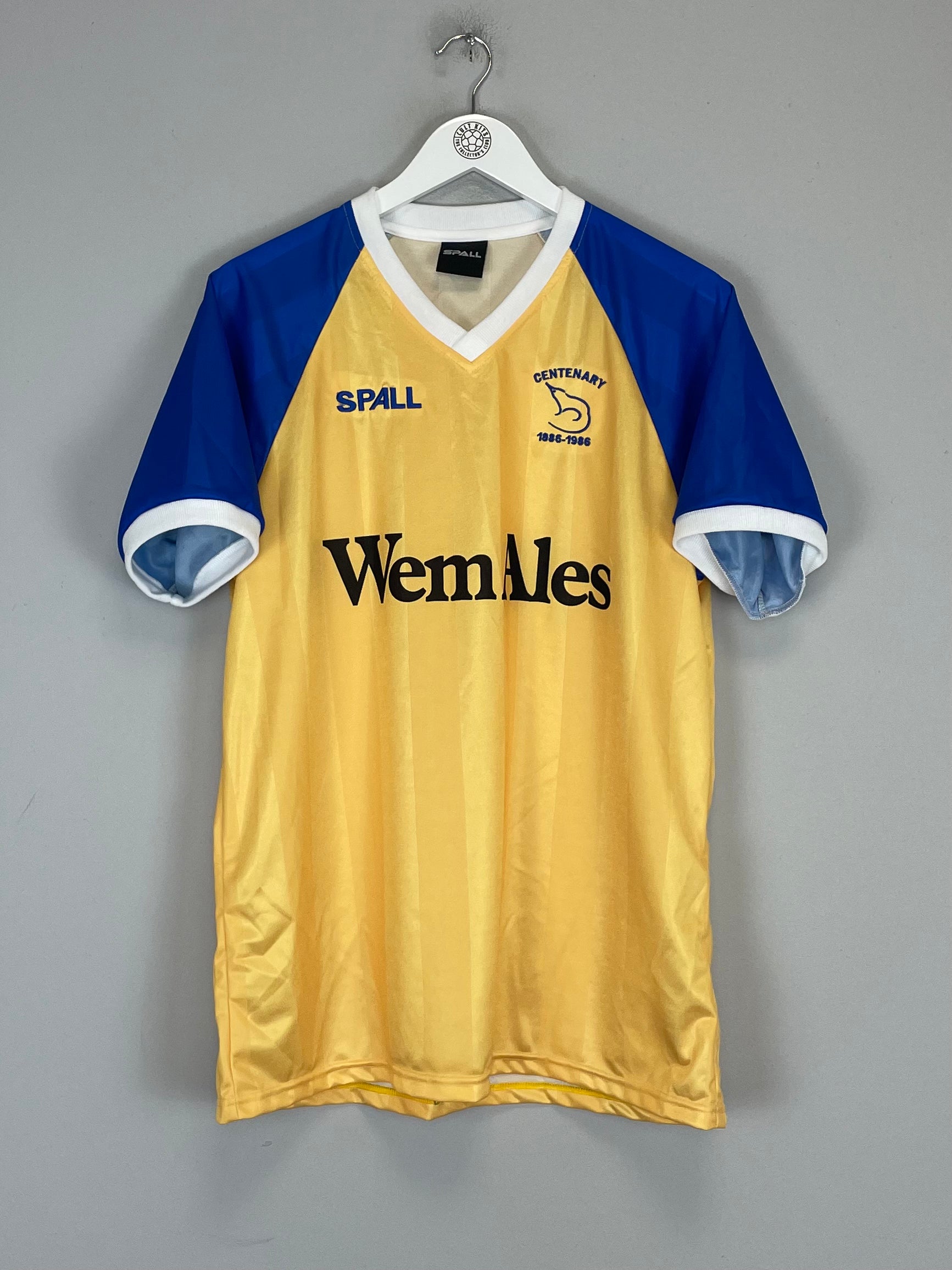 Shop 1986/87 SHREWSBURY RE-ISSUE HOME SHIRT (L) SPALL, classic football shirts, vintage football shirts & retro soccer jerseys at Cult Kits