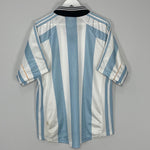Shop 1998/99 ARGENTINA HOME SHIRT (L) ADIDAS, classic football shirts, vintage football shirts & retro soccer jerseys at Cult Kits