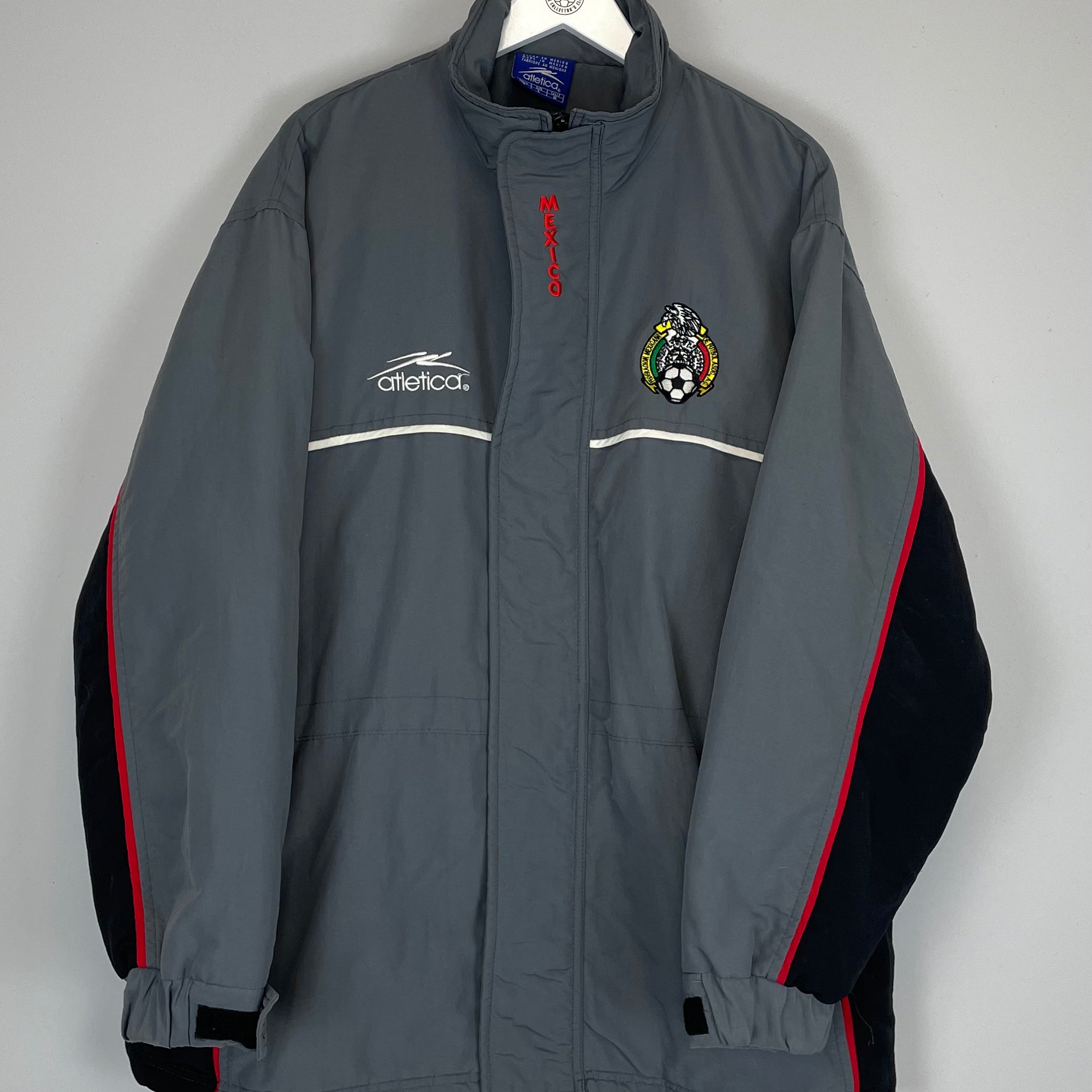 Shop 2000/02 MEXICO BENCH COAT (L) ATLETICA, classic football shirts, vintage football shirts & retro soccer jerseys at Cult Kits