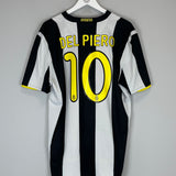 2008/09 JUVENTUS DEL PIERO #10 HOME SHIRT (XL) NIKE