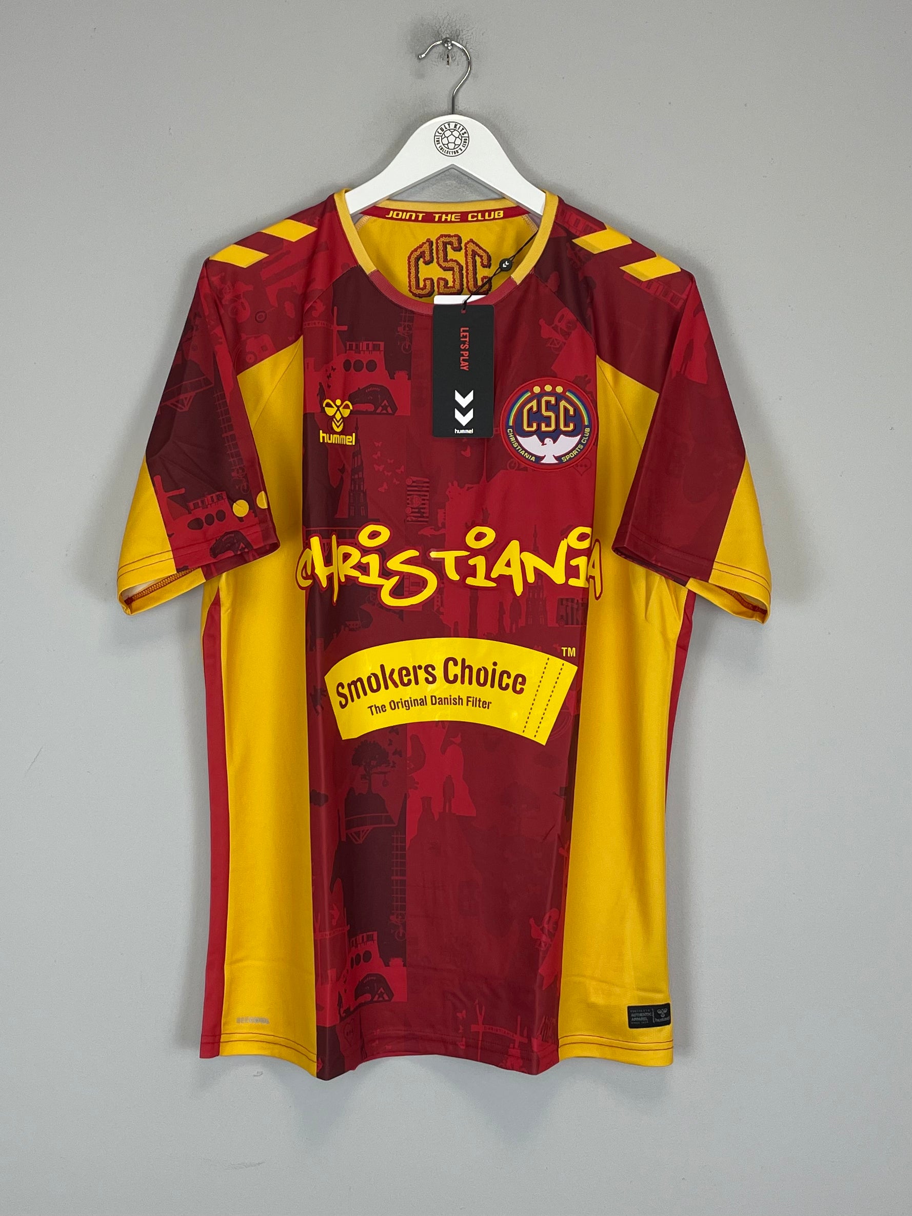 Shop 2024/25 CHRISTIANIA *BNWT* HOME SHIRT (L) HUMMEL, classic football shirts, vintage football shirts & retro soccer jerseys at Cult Kits