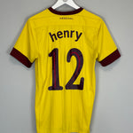 Shop 2010/11 ARSENAL HENRY #12 AWAY SHIRT (M) NIKE, classic football shirts, vintage football shirts & retro soccer jerseys at Cult Kits