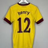 Shop 2010/11 ARSENAL HENRY #12 AWAY SHIRT (M) NIKE, classic football shirts, vintage football shirts & retro soccer jerseys at Cult Kits