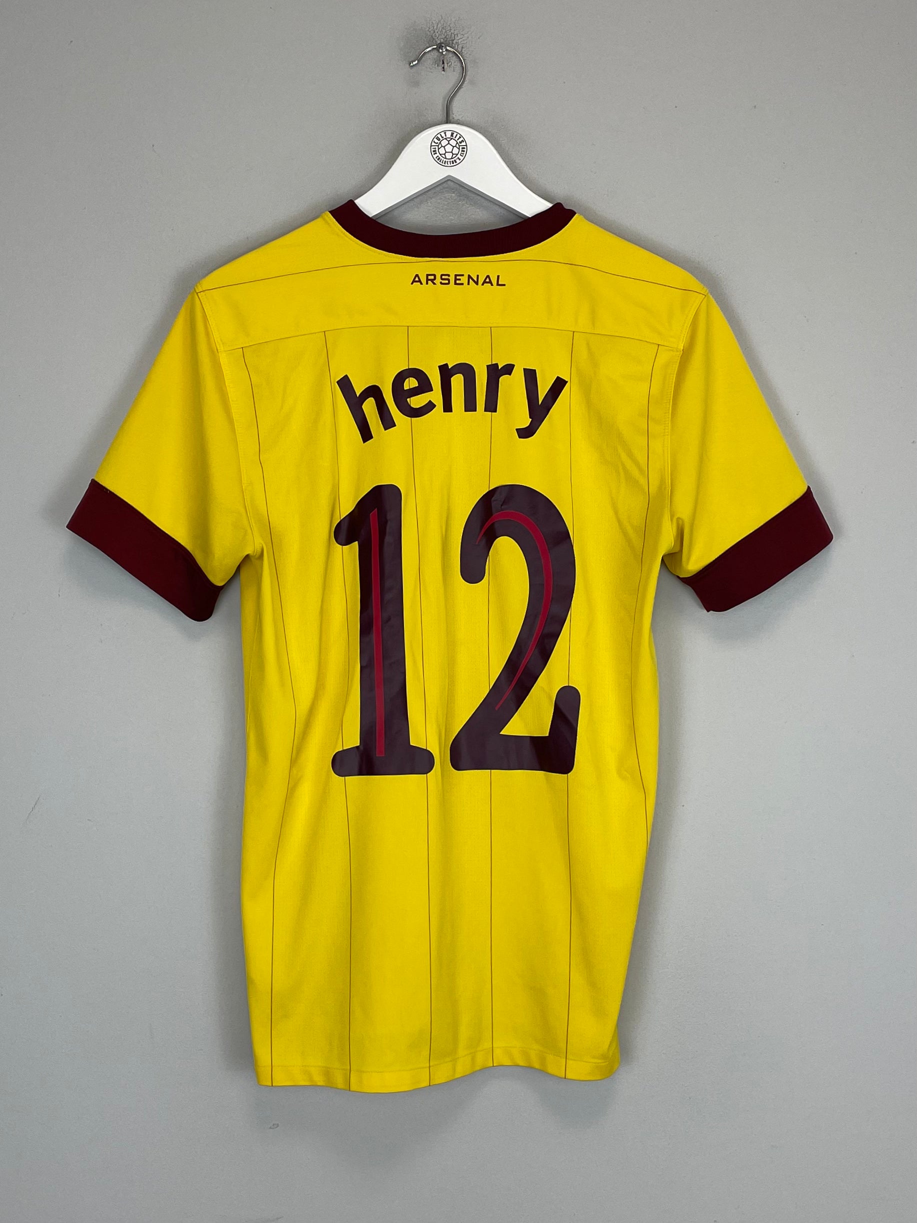 Shop 2010/11 ARSENAL HENRY #12 AWAY SHIRT (M) NIKE, classic football shirts, vintage football shirts & retro soccer jerseys at Cult Kits