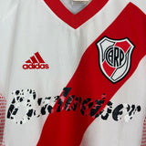 2002/04 RIVER PLATE HOME SHIRT (L) ADIDAS