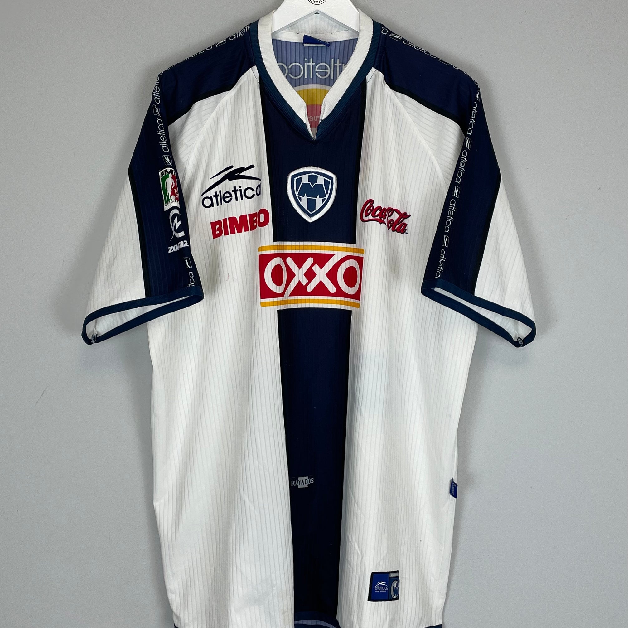 Shop 2000/01 MONTERREY AWAY SHIRT (XL) ATLETICA, classic football shirts, vintage football shirts & retro soccer jerseys at Cult Kits