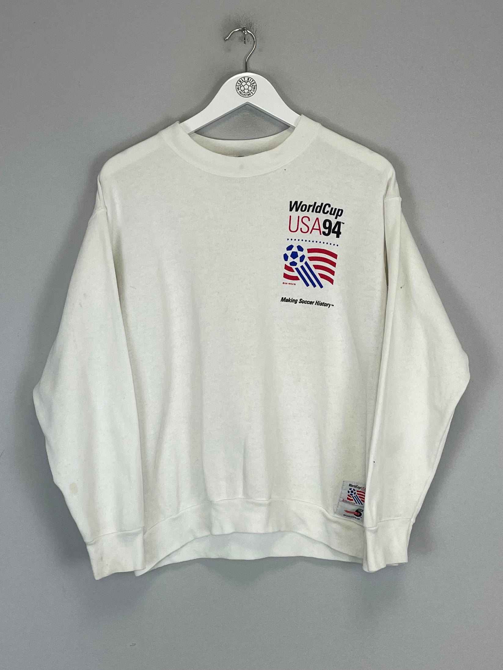 Shop 1994 USA WORLD CUP JUMPER (M) OM, classic football shirts, vintage football shirts & retro soccer jerseys at Cult Kits