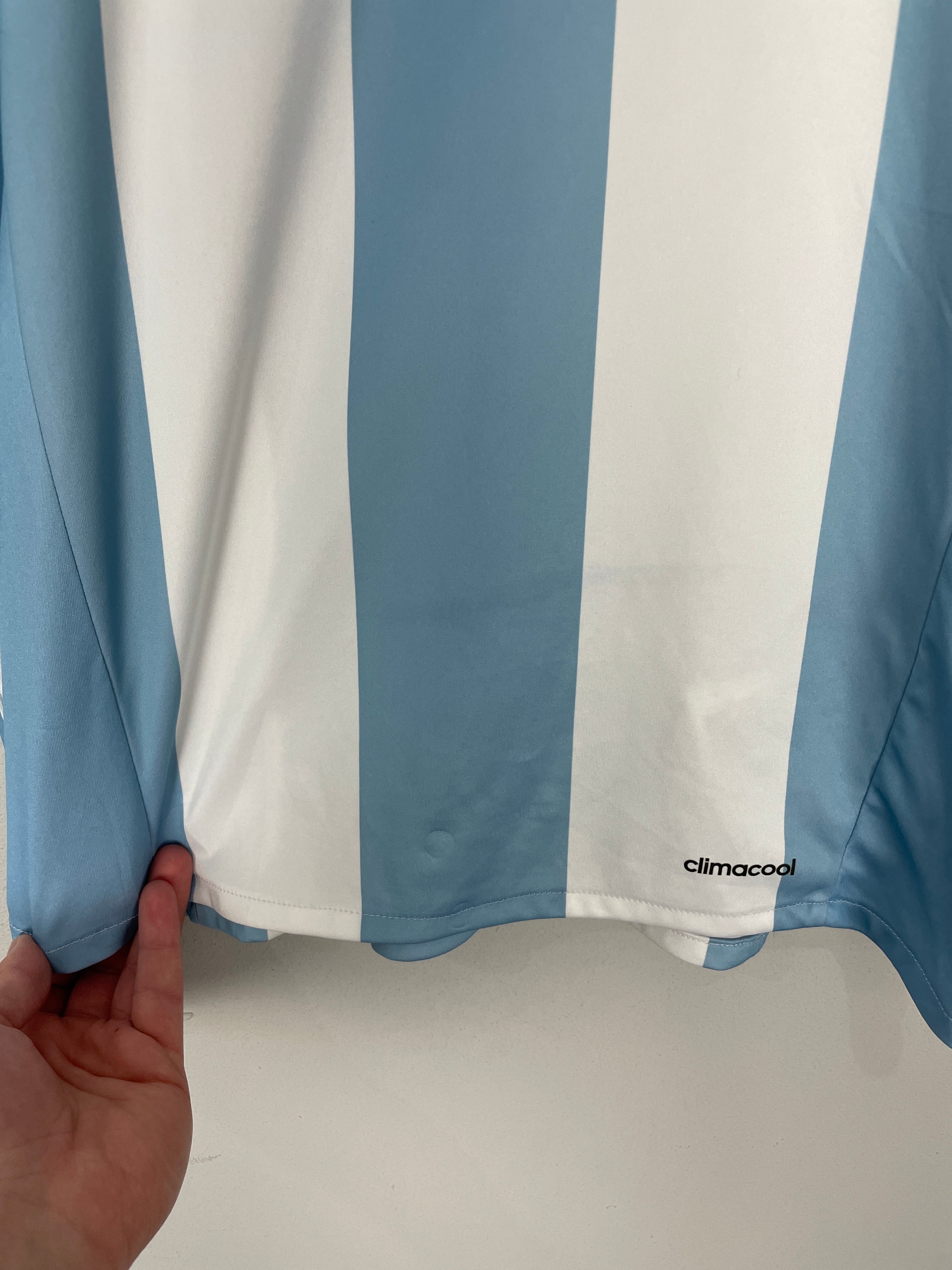 Shop 2016/17 ARGENTINA MESSI #10 HOME SHIRT (M) ADIDAS, classic football shirts, vintage football shirts & retro soccer jerseys at Cult Kits