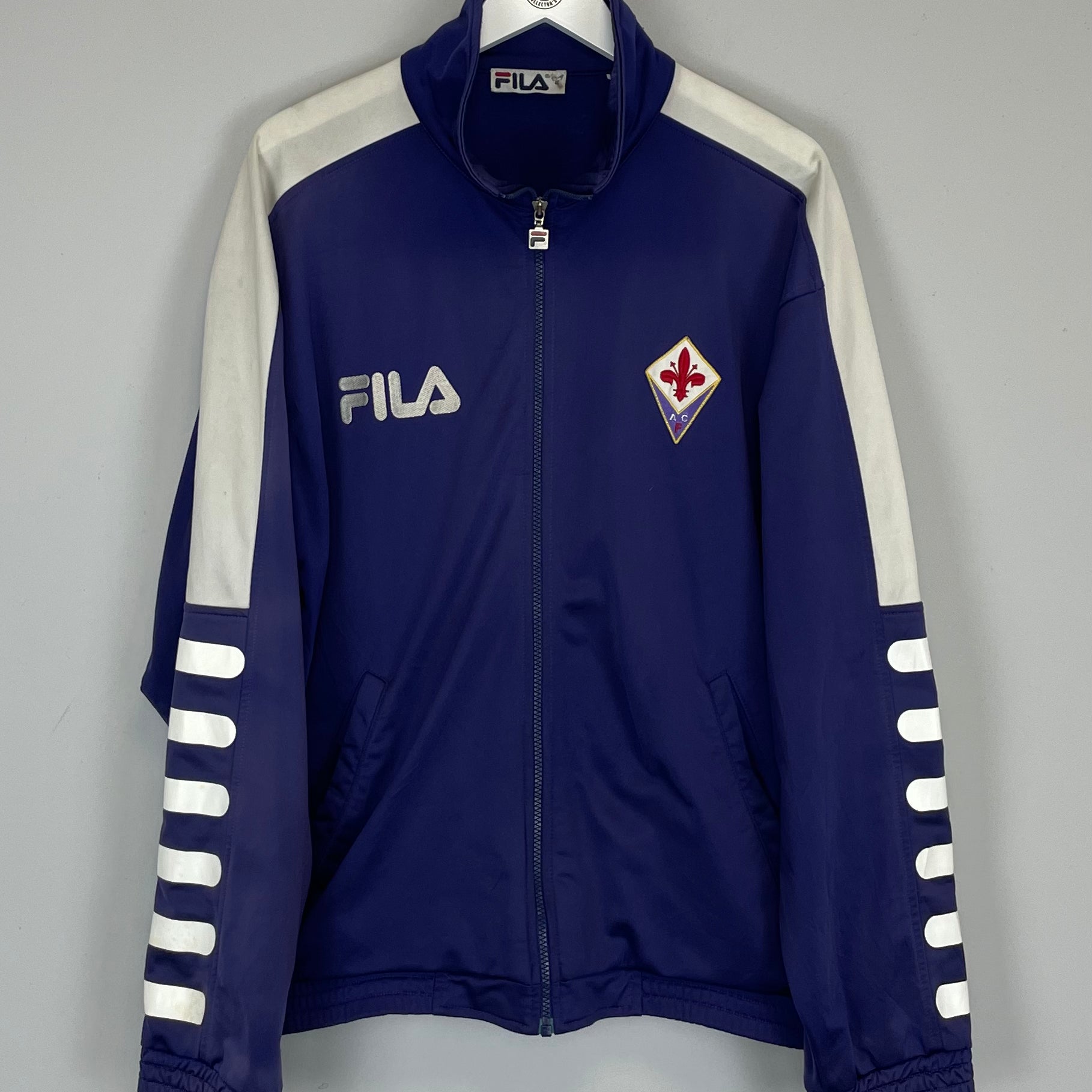 Shop 1997/98 FIORENTINA TRACK JACKET (L) FILA, classic football shirts, vintage football shirts & retro soccer jerseys at Cult Kits