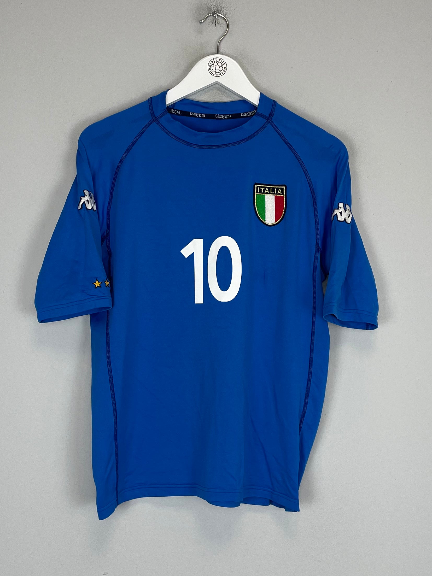 Shop 2000 ITALY TOTTI #10 HOME SHIRT (M) KAPPA, classic football shirts, vintage football shirts & retro soccer jerseys at Cult Kits