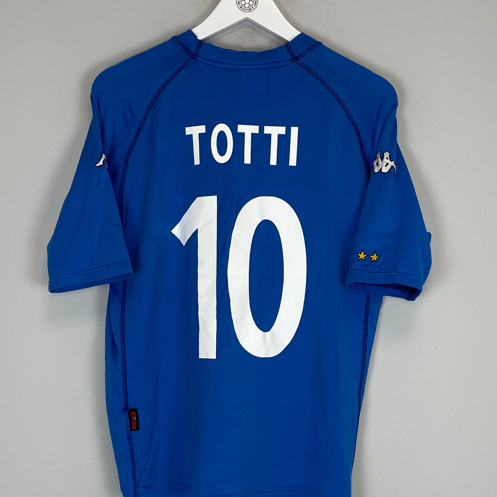 Shop 2000 ITALY TOTTI #10 HOME SHIRT (M) KAPPA, classic football shirts, vintage football shirts & retro soccer jerseys at Cult Kits
