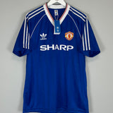 1988/90 MANCHESTER UNITED *BNWT* RE-ISSUE AWAY SHIRT (L) ADIDAS
