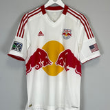 2012/13 NEW YORK RED BULLS HERTZOG #6 *PLAYER ISSUE* HOME SHIRT (L) ADIDAS