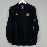 Shop 2001/02 REAL MADRID ZIDANE #5 *CENTENARY* L/S AWAY SHIRT (L) ADIDAS, classic football shirts, vintage football shirts & retro soccer jerseys at Cult Kits