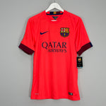 Shop 2014/15 BARCELONA MESSI #10 *BNWT* AWAY SHIRT (S) NIKE, classic football shirts, vintage football shirts & retro soccer jerseys at Cult Kits