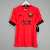 Shop 2014/15 BARCELONA MESSI #10 *BNWT* AWAY SHIRT (S) NIKE, classic football shirts, vintage football shirts & retro soccer jerseys at Cult Kits