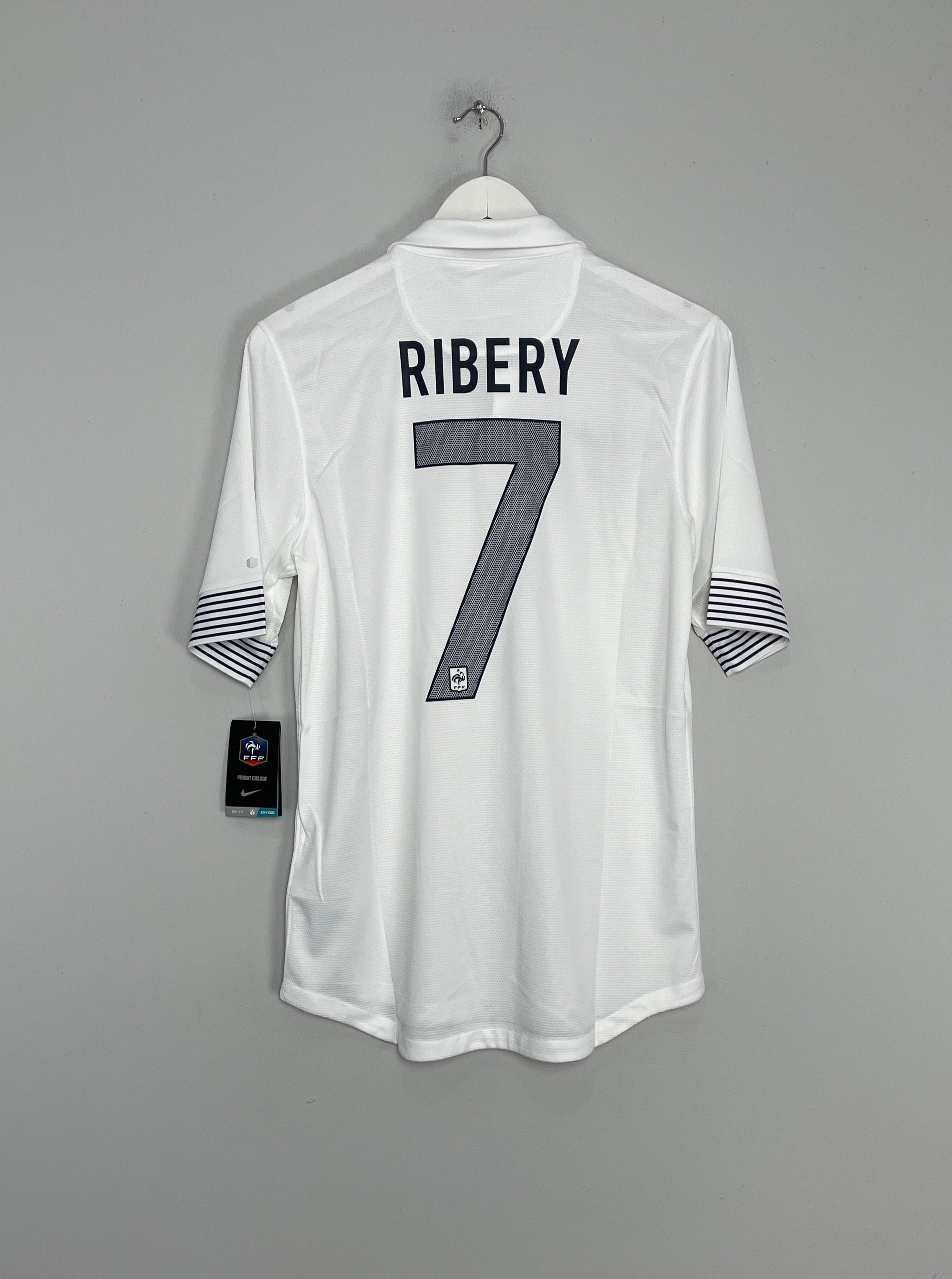 Shop 2012/13 FRANCE RIBERY #7 *BNWT* AWAY SHIRT (S) NIKE, classic football shirts, vintage football shirts & retro soccer jerseys at Cult Kits