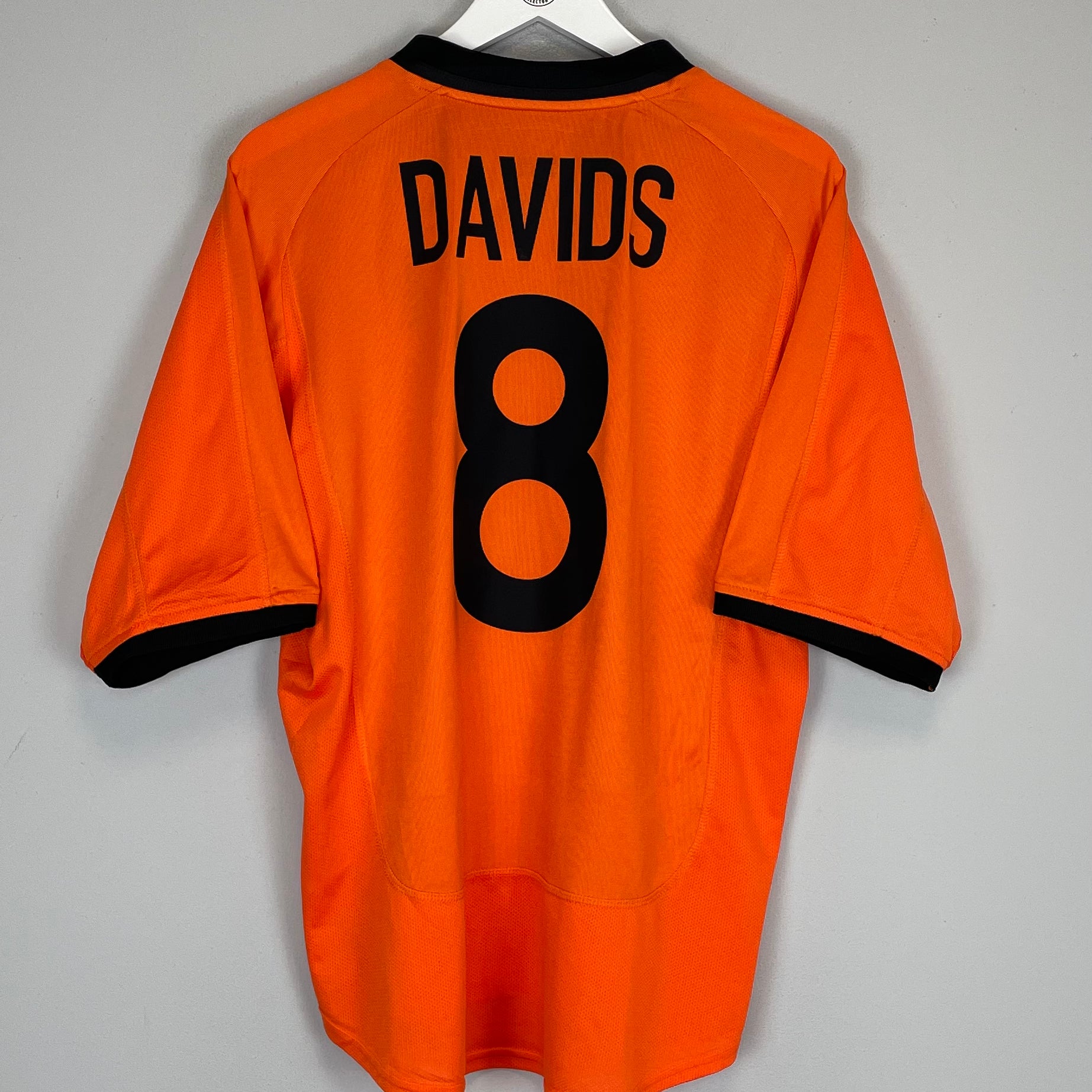 Shop 2000/02 NETHERLANDS DAVIDS #8 HOME SHIRT (L) NIKE, classic football shirts, vintage football shirts & retro soccer jerseys at Cult Kits