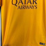Shop 2015/16 BARCELONA MESSI #10 AWAY SHIRT (M) NIKE, classic football shirts, vintage football shirts & retro soccer jerseys at Cult Kits