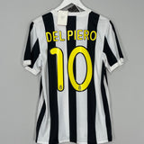 Shop 2009/10 JUVENTUS DEL PIERO #10 *BNWT* HOME SHIRT (S) NIKE, classic football shirts, vintage football shirts & retro soccer jerseys at Cult Kits