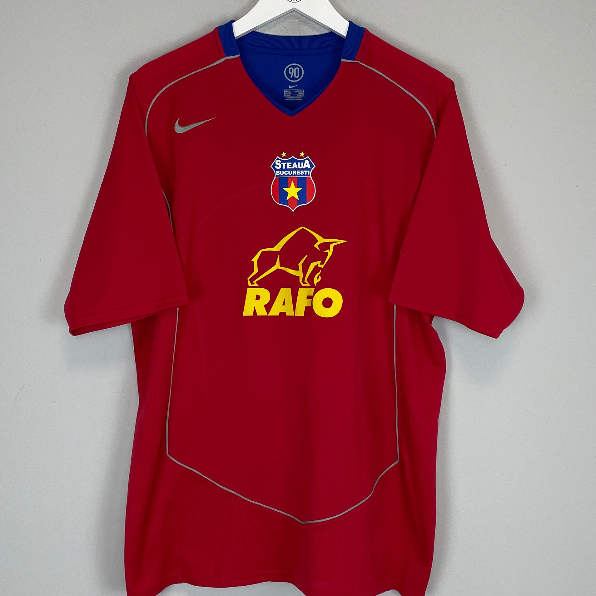 Shop 2004/06 STEAUA BUCHAREST NICOLITA #16 HOME SHIRT (XL) NIKE, classic football shirts, vintage football shirts & retro soccer jerseys at Cult Kits
