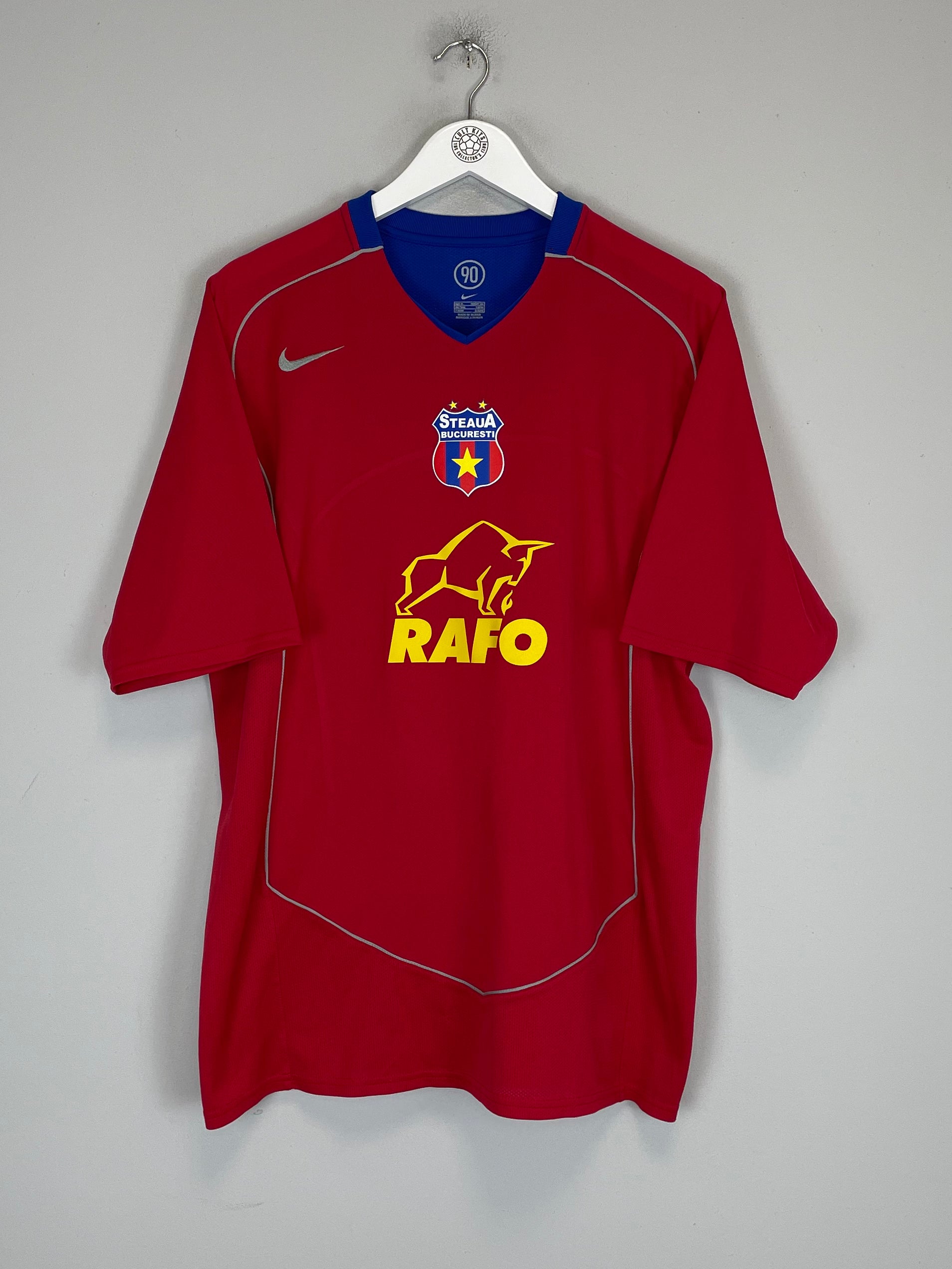 Shop 2004/06 STEAUA BUCHAREST NICOLITA #16 HOME SHIRT (XL) NIKE, classic football shirts, vintage football shirts & retro soccer jerseys at Cult Kits